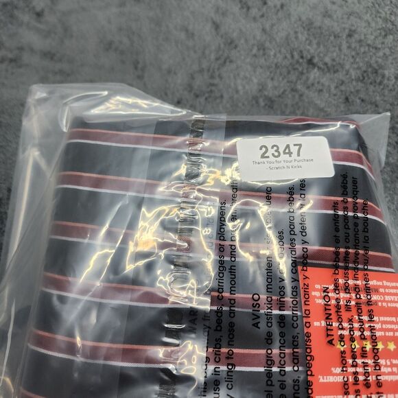 By Anthropologie Women's Red/Black Silky Striped Ankle Tie Jogger Pants Size S - Picture 10 of 10